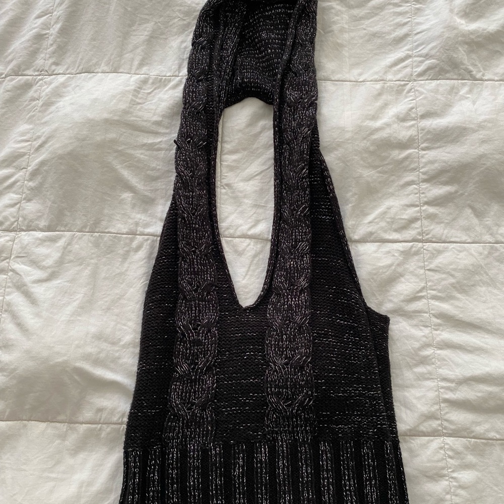 FUN open back hoodie top